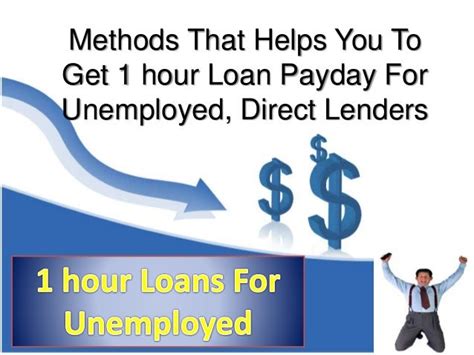 Payday Loan For Unemployed
